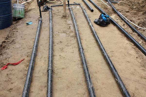 地源熱泵安裝流程-水平連接 地源熱泵安裝流程-水平連接